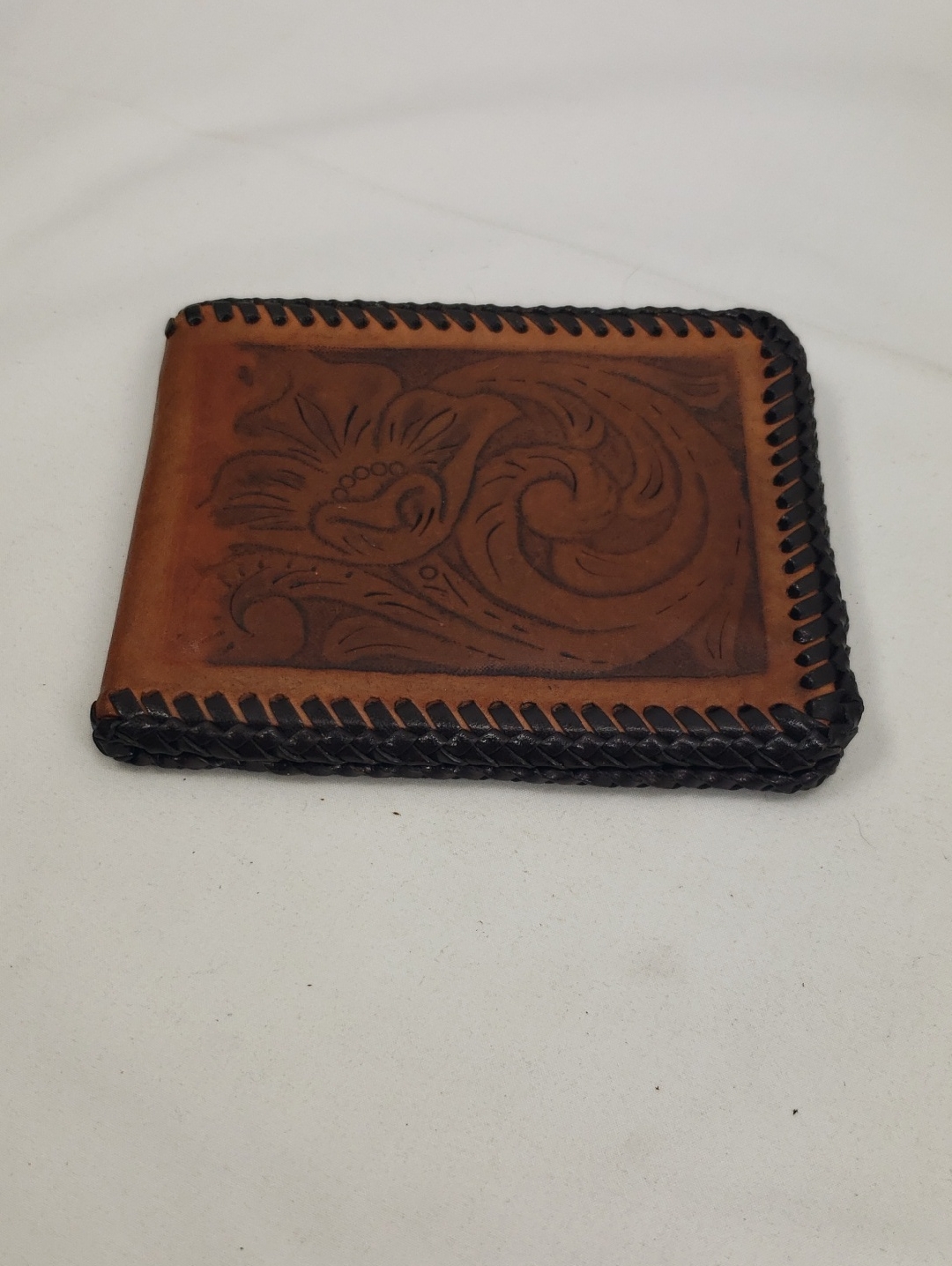 Vintage Leather Bifold Wallet